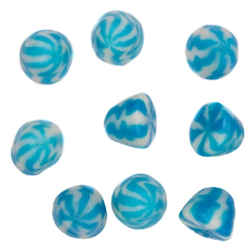 Spirale framboise bleue et crème