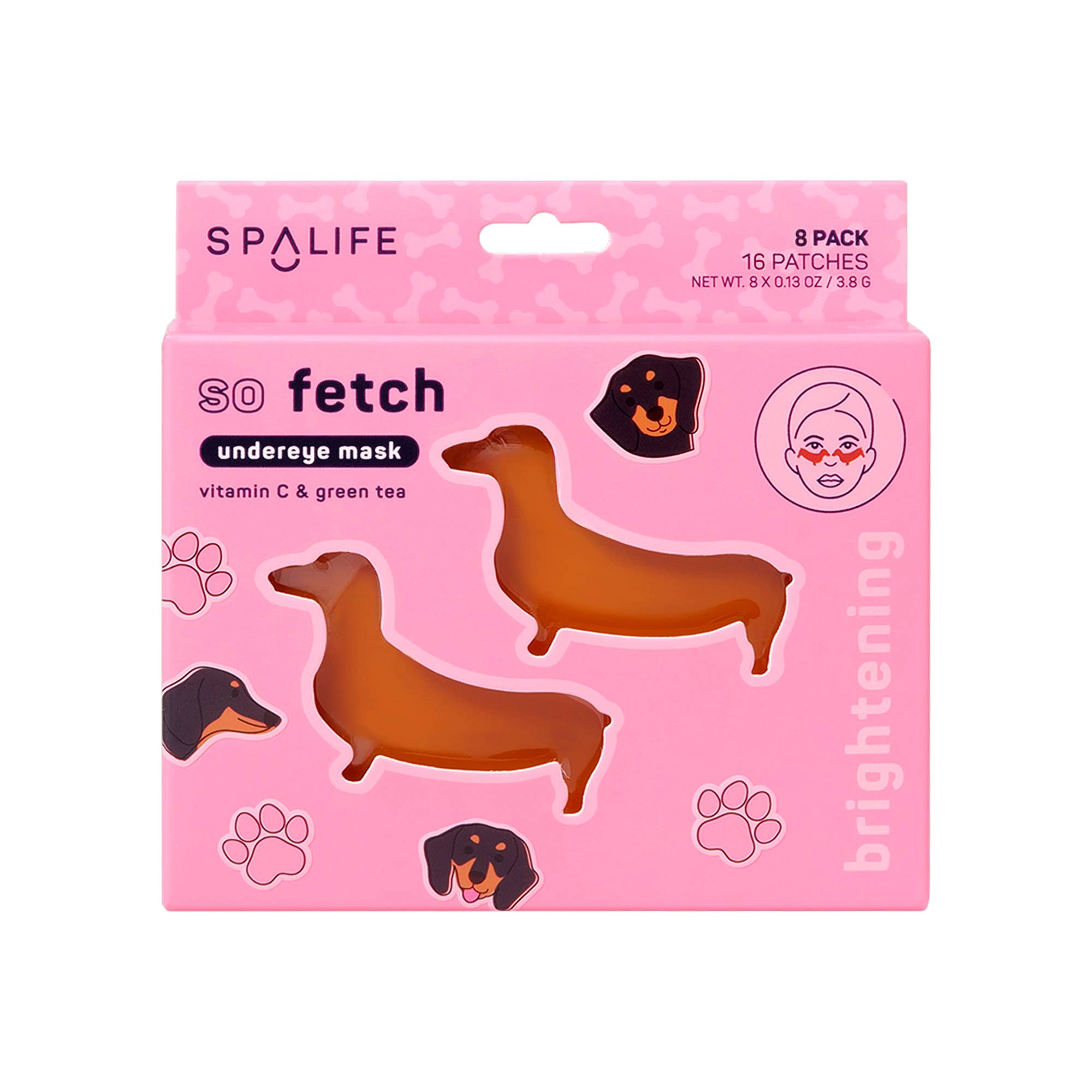 Patchs contour des yeux so fetch vitamine C | teckel, 8 paires