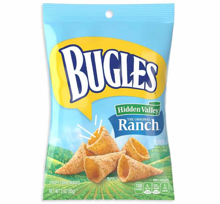 Bugles Hidden Valley Ranch – Chips Maïs Croustillantes