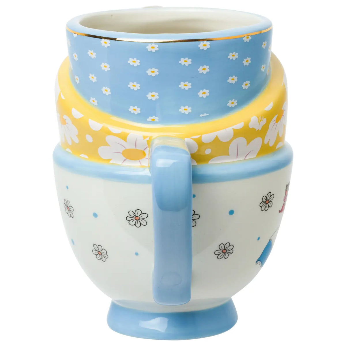 Tasse à thé Alice au pays des merveilles – Effet tasses empilées