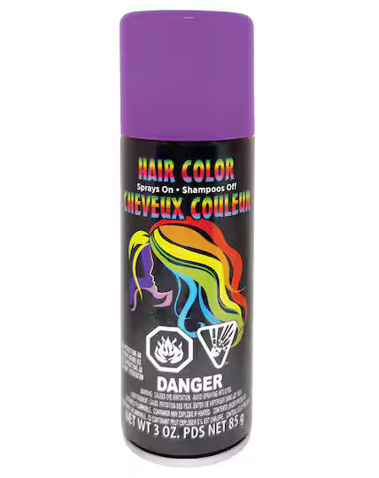 Hair spray mauve