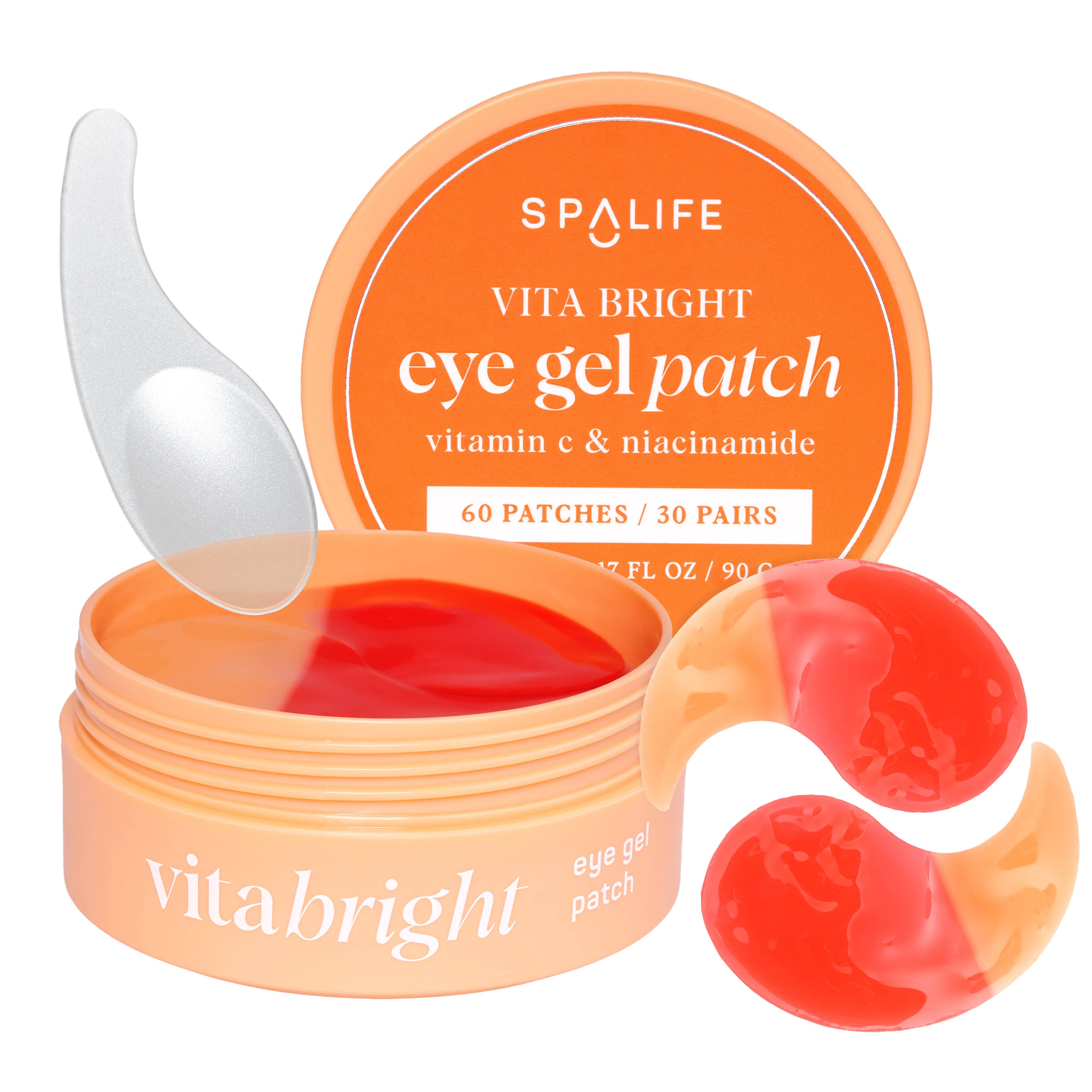 Patchs gel Contour des yeux Vitamine C & niacinamide | Pot de 60