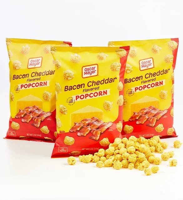 Popcorn Bacon Cheddar Oscar Mayer – Sac de 5 oz | Grignotine Salée