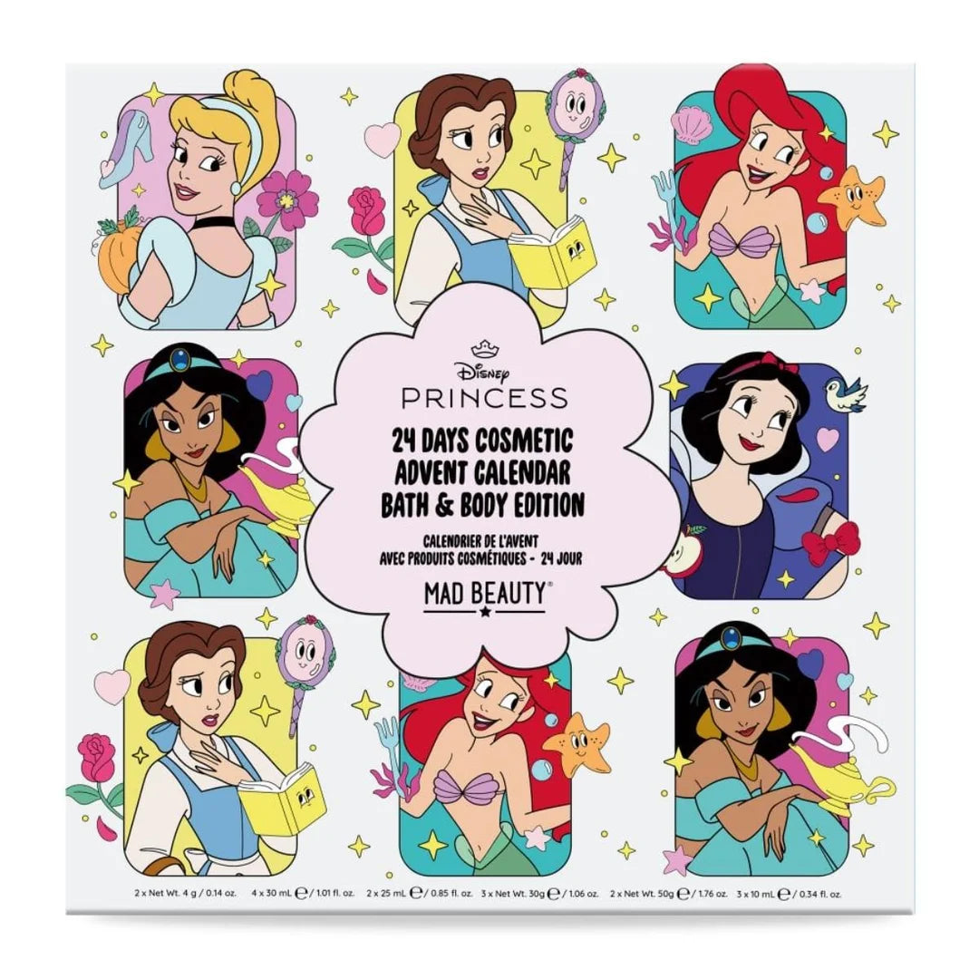 Calendrier de l'Avent Cosmétique Disney Princesse 24 Jours – Bath & Body