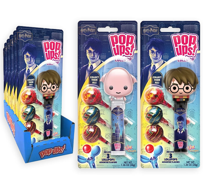 Pop Ups Lollipop Harry Potter – Figurine + 3 Sucettes