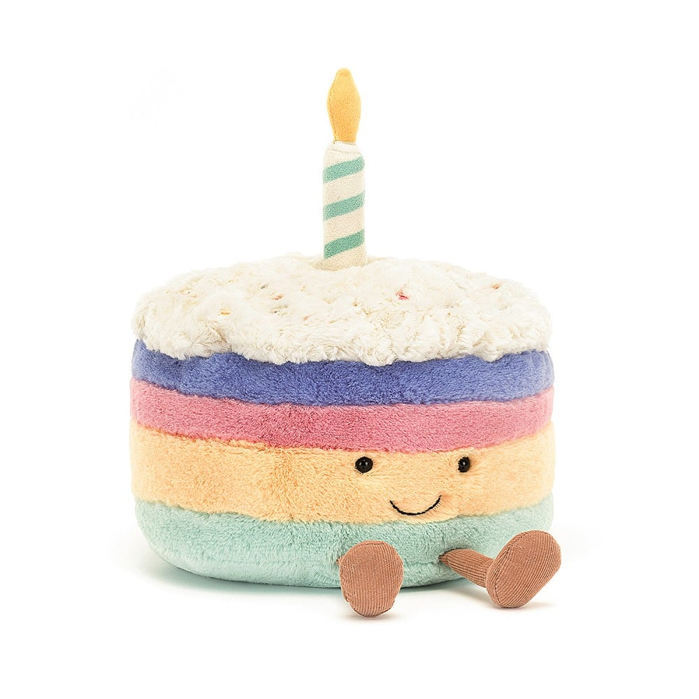 Jellycat - Gâteau de Fête Amuseable Rainbow