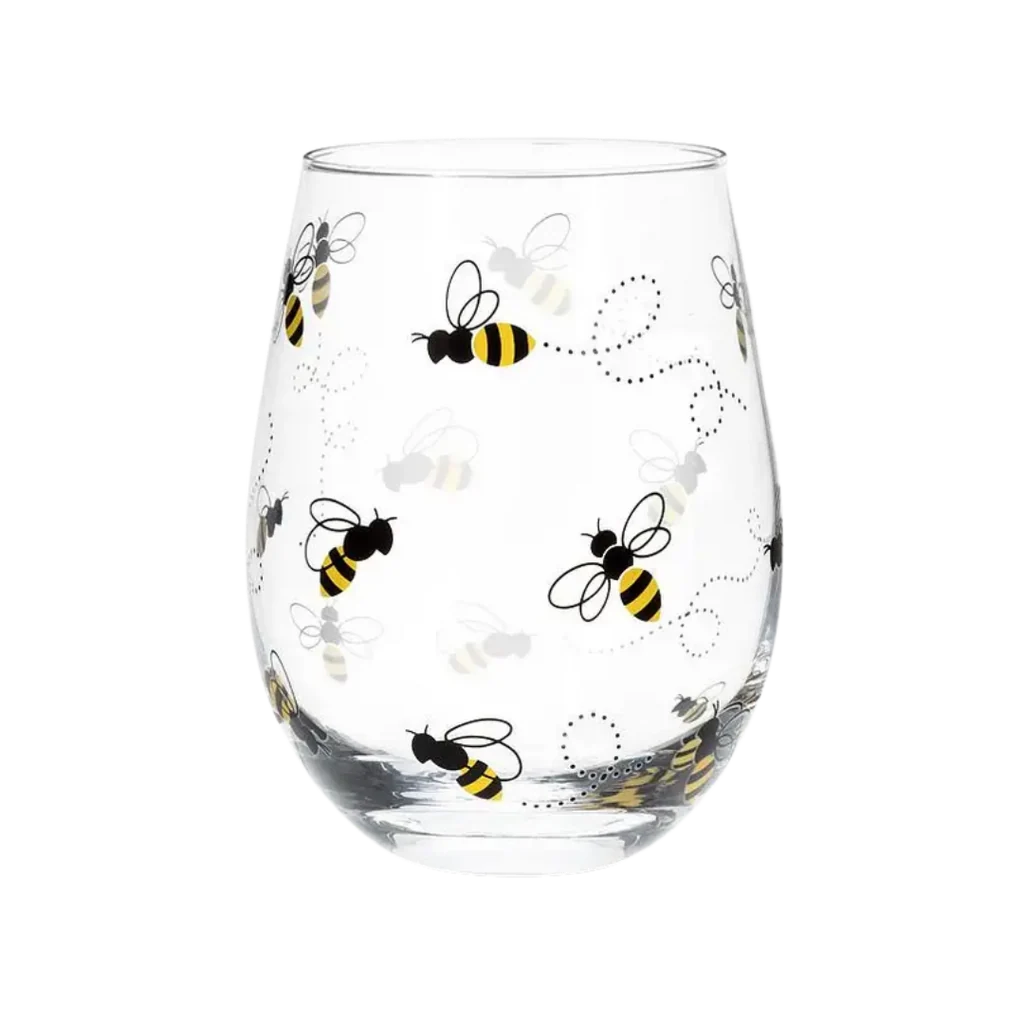 Verre à vin sans pied – Abeilles | Abbott