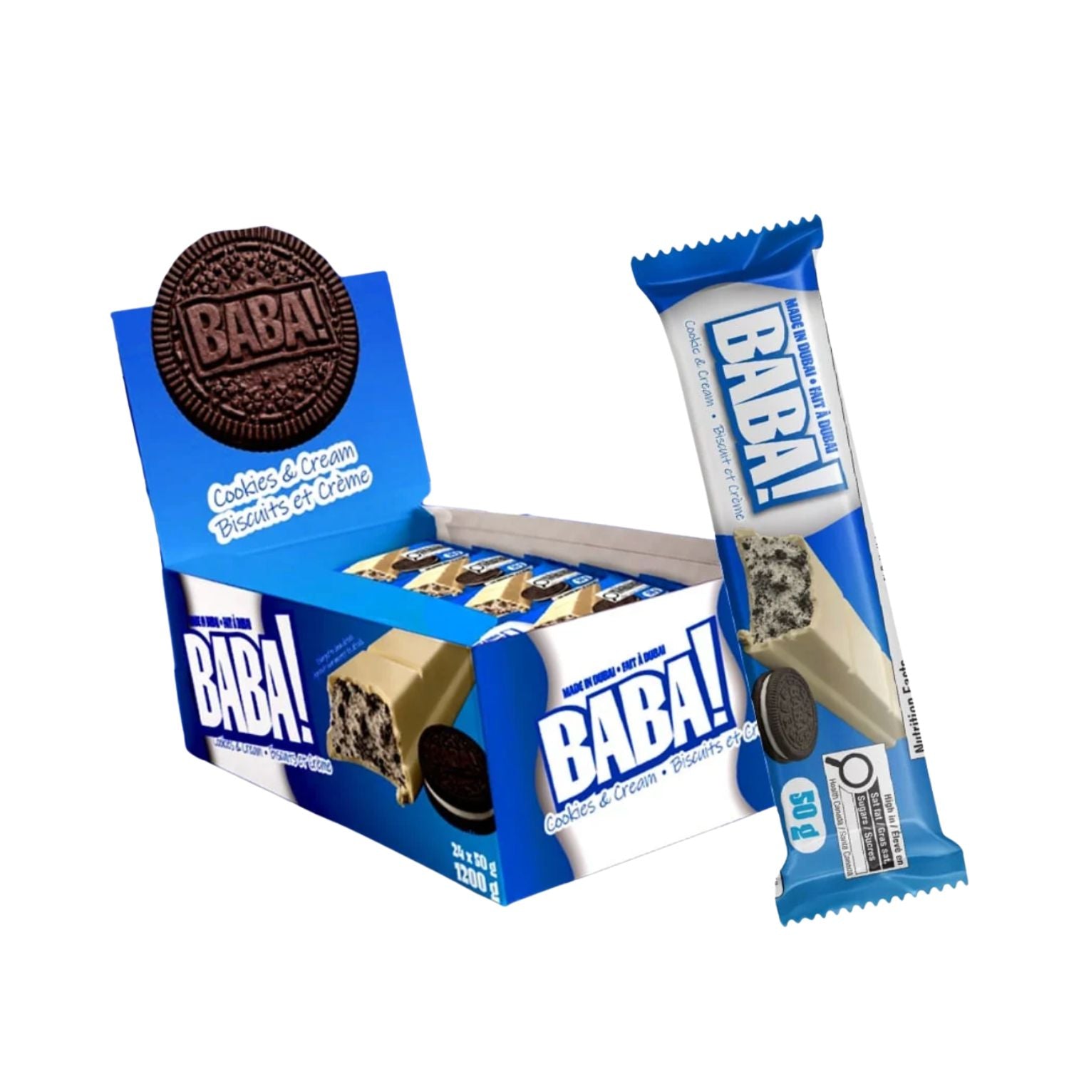 Chocolat Baba biscuits et crème
