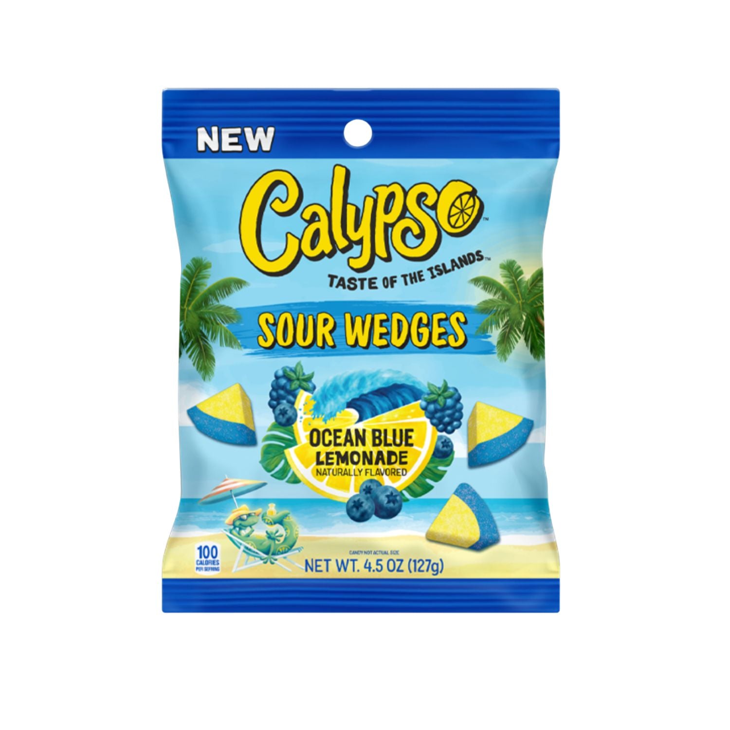 Calypso Sour Wedges — Ocean Blue Lemonade 127 g