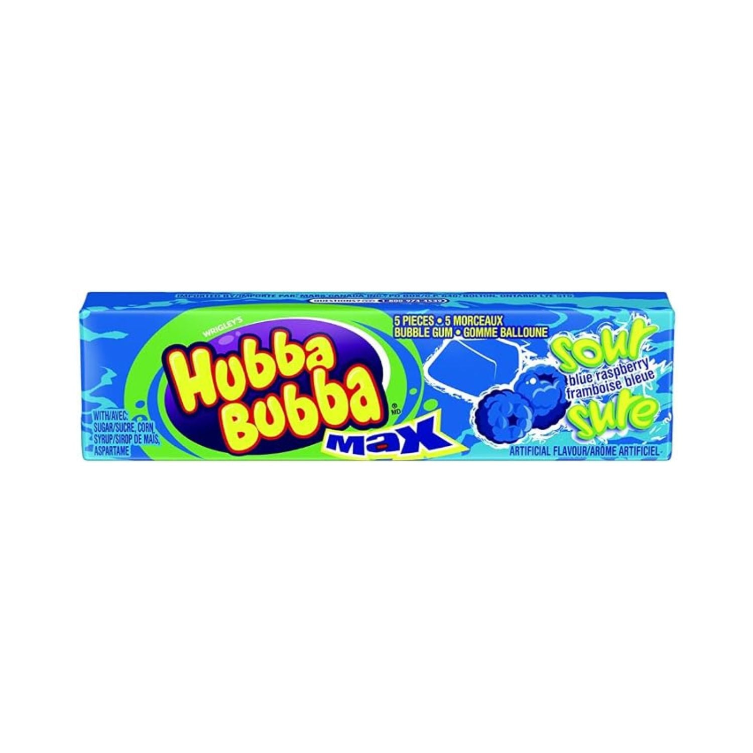 Hubba Bubba Max Sour Framboise Bleue 🫐💙
