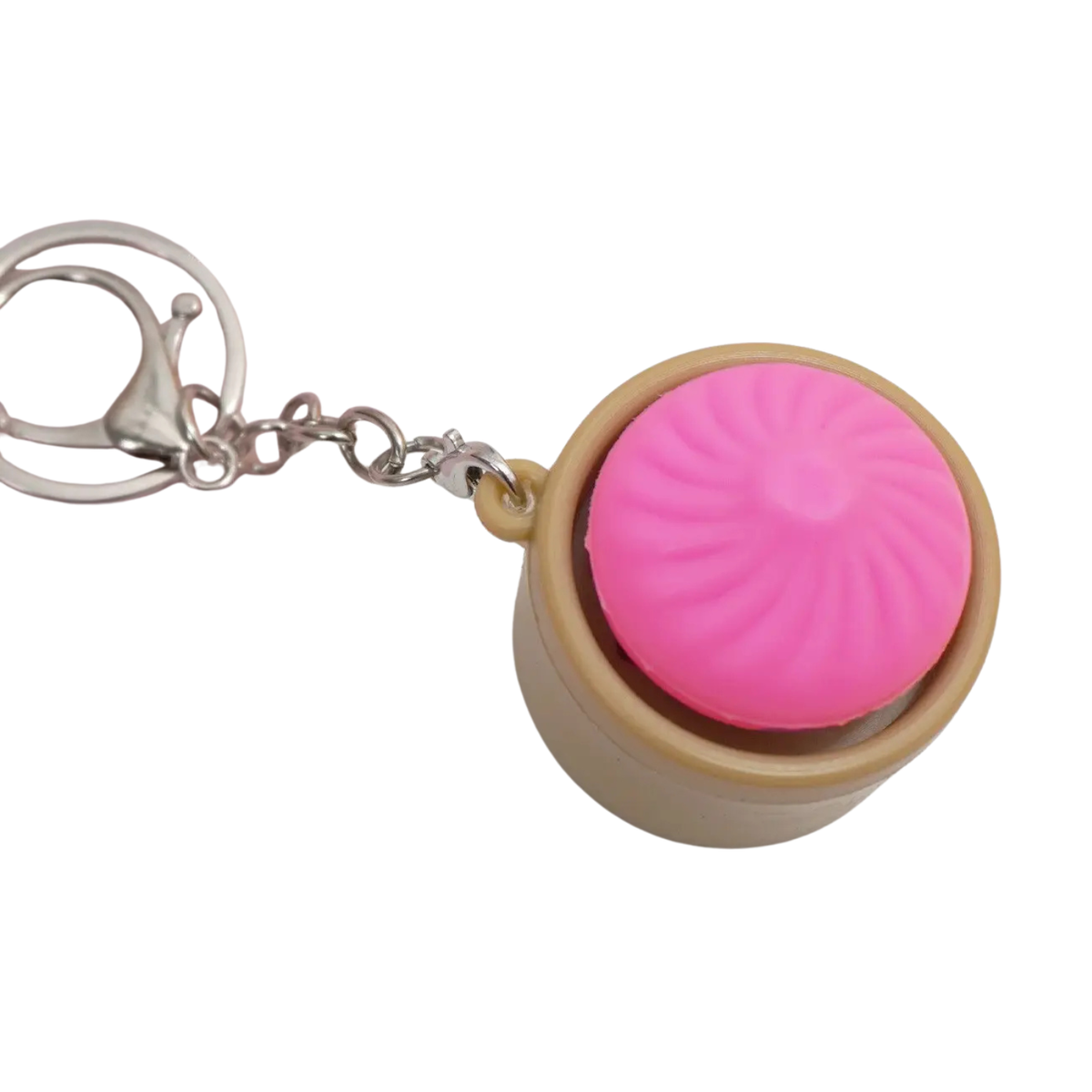 Porte-clé anti-stress ravioli fuchsia josslyn
