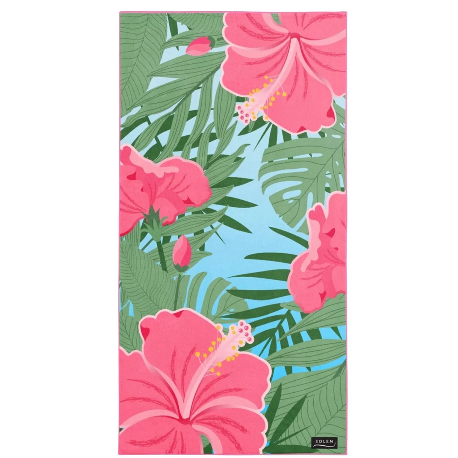 Serviette de plage fleurs des îles - Solem