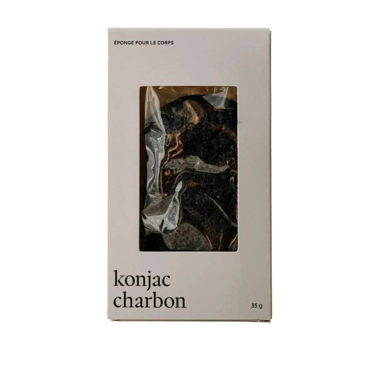 Éponge konjac au charbon pour le corps – Marée