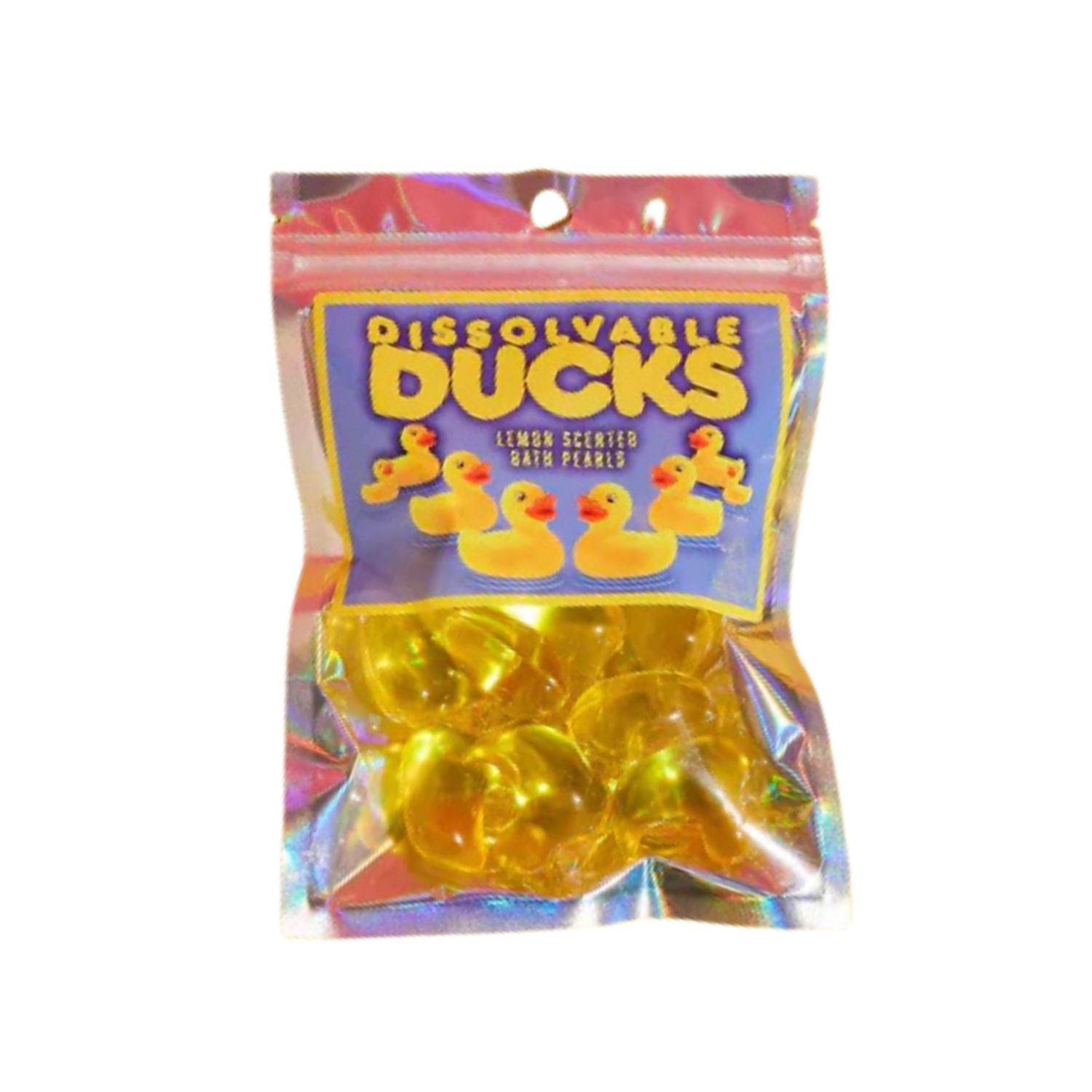 Perles de bain - Canard citron