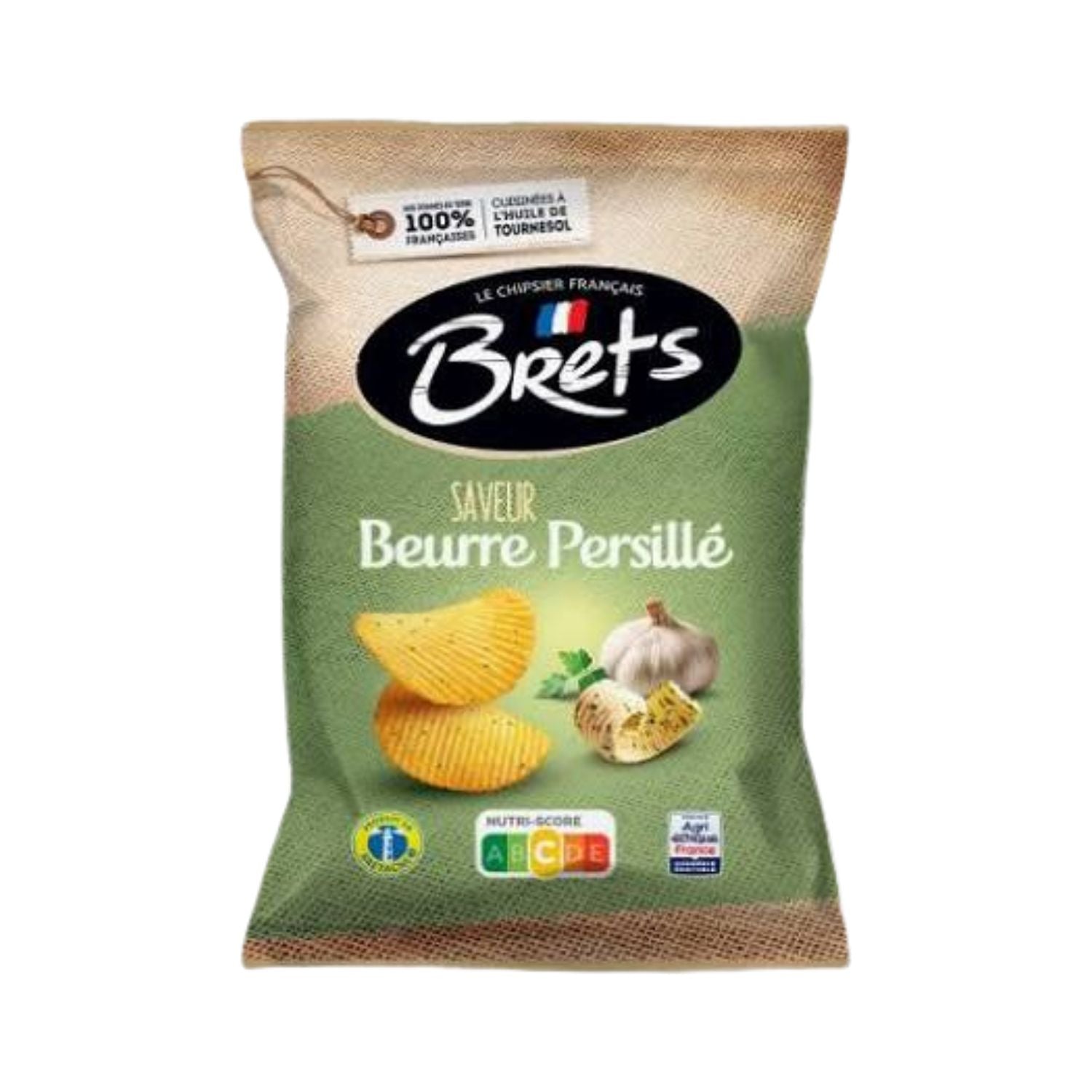 Chips brets-beurre persillé
