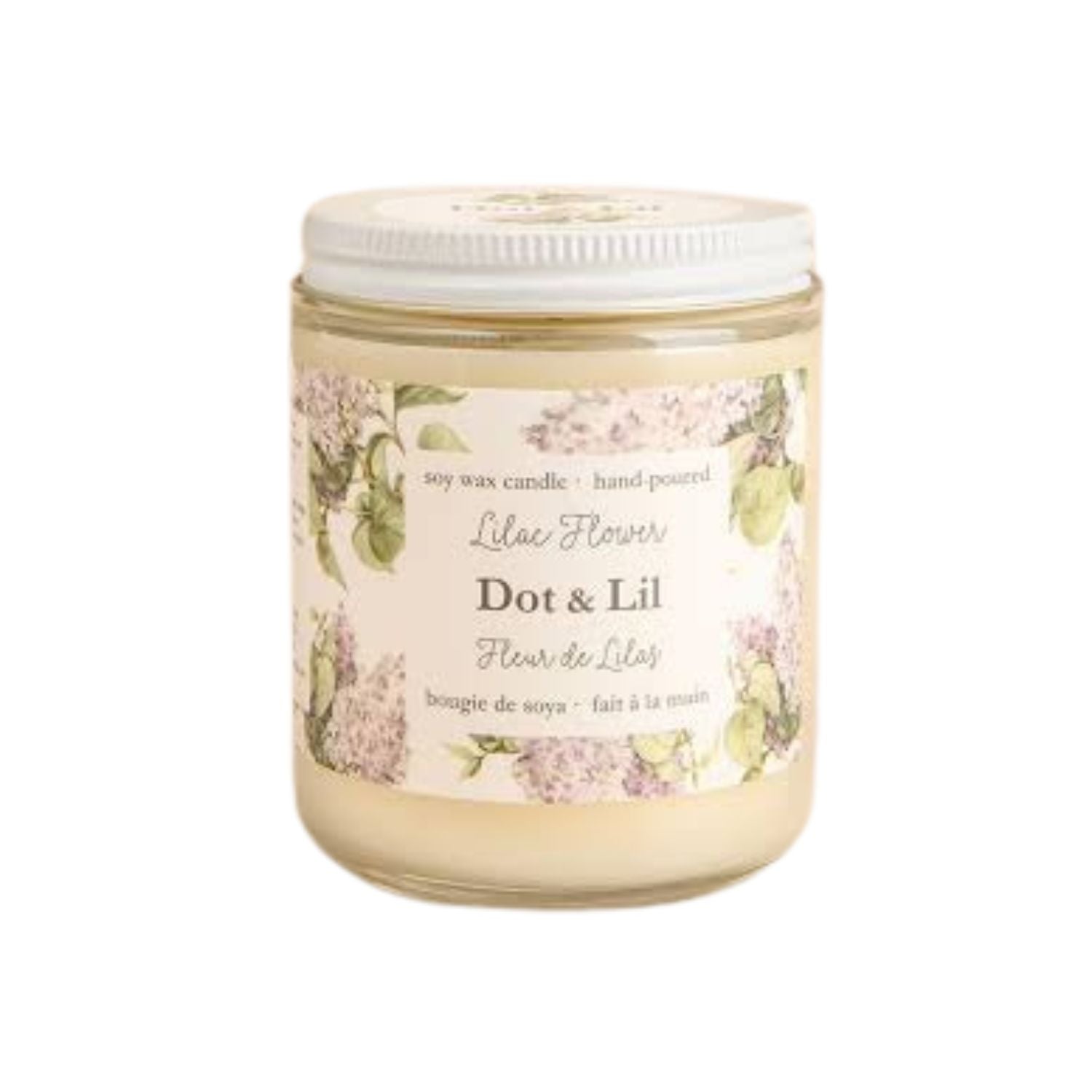Bougie de soya - Fleur de lilas