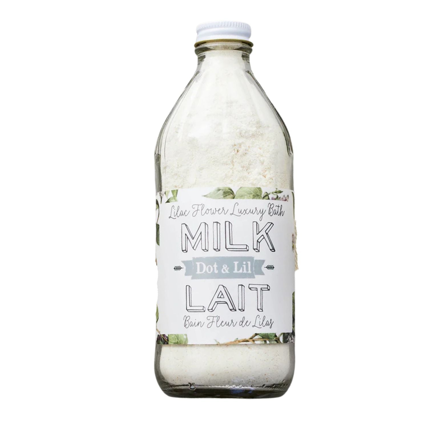 Lait bain - fleurs lilas