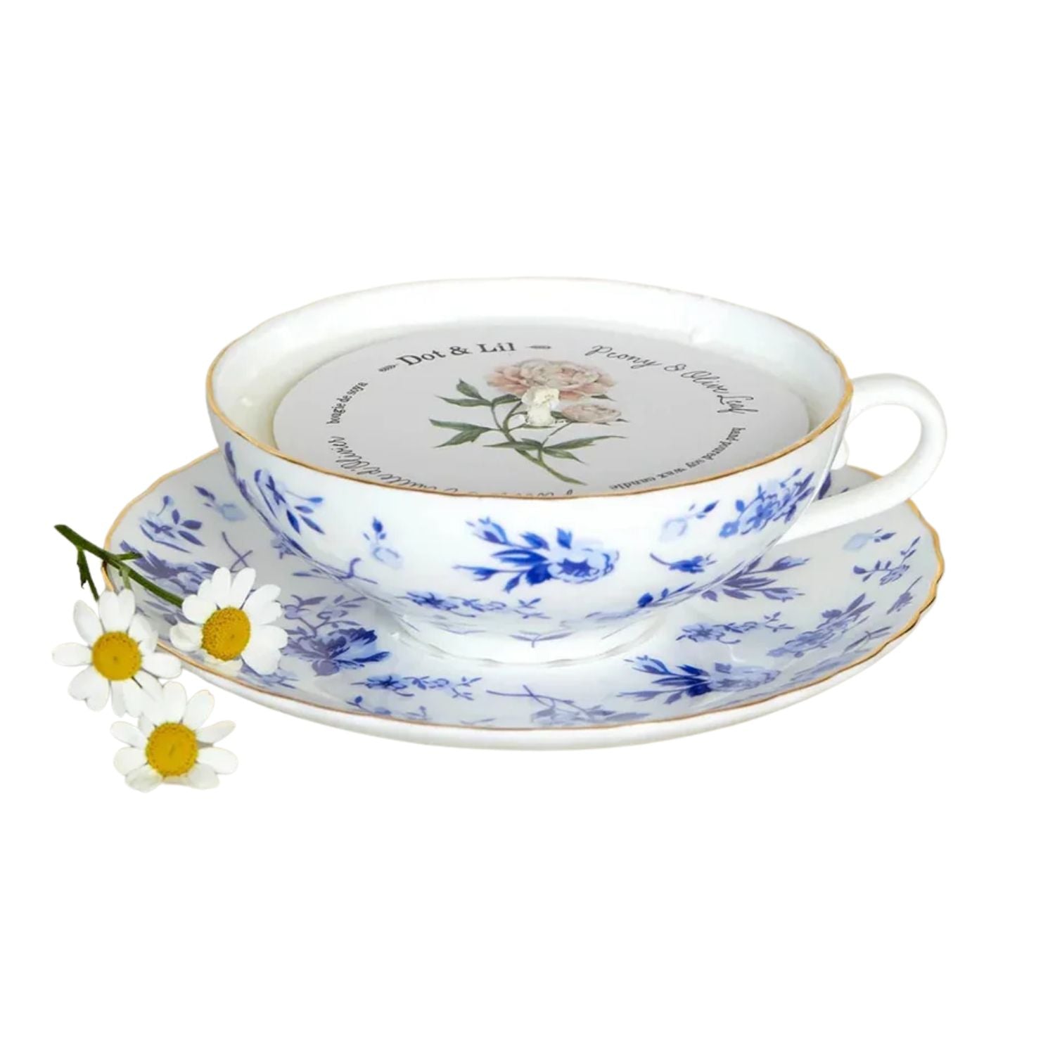 Tasse Bougie Pivoine & Feuille d’olivier
