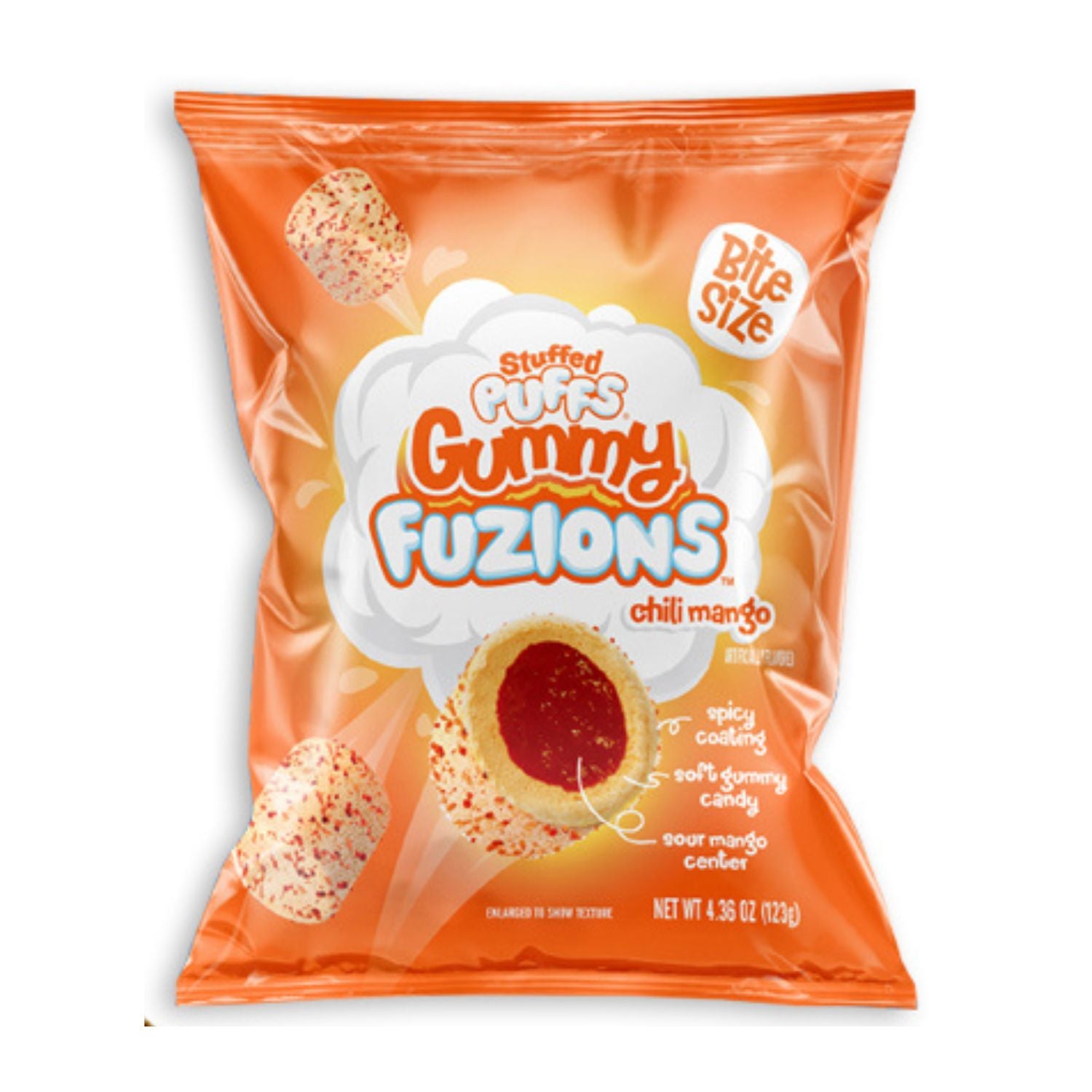 Stuffed gummy fuzions chili mango