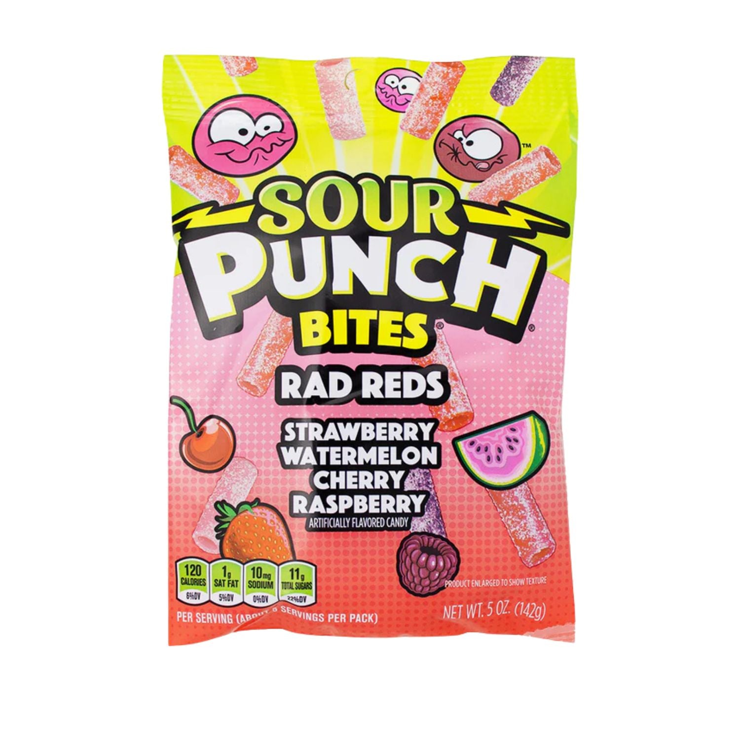 Sour punch bites rad reds