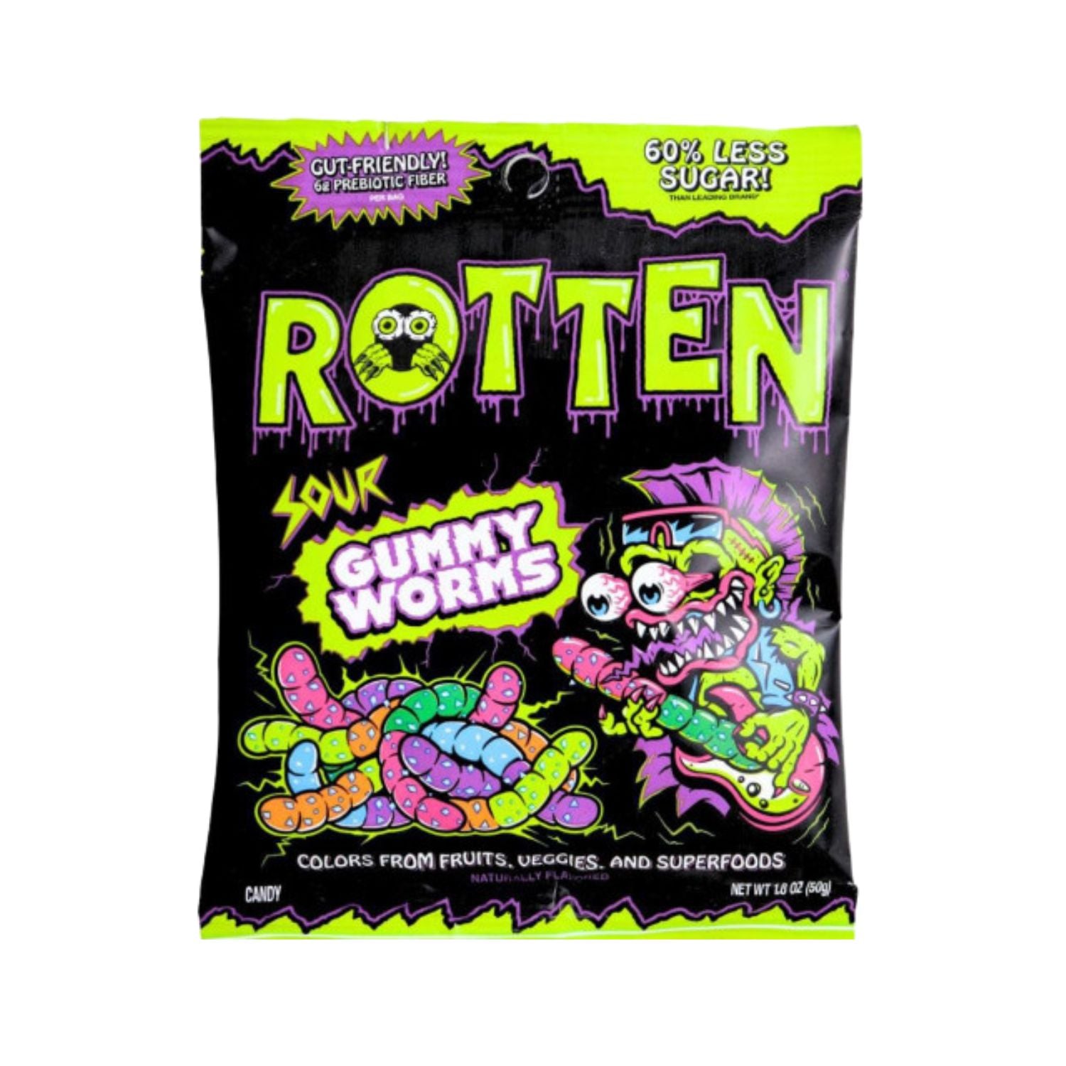Rotten sour gummy - Worms