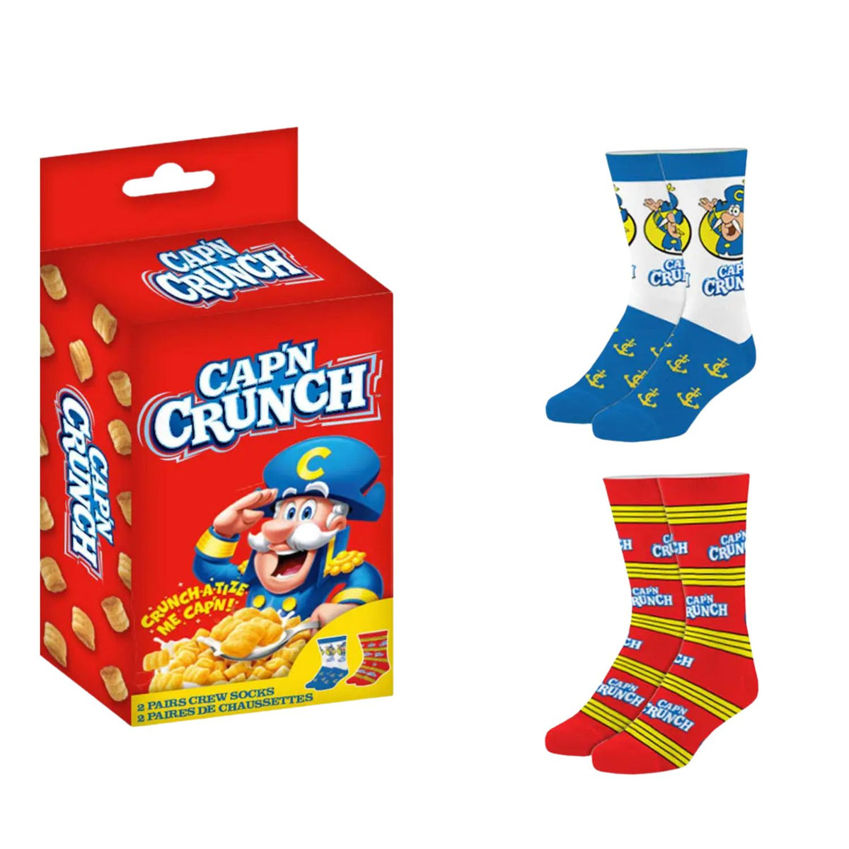 Bas Cap’n Crunch – Coffret de 2 paires