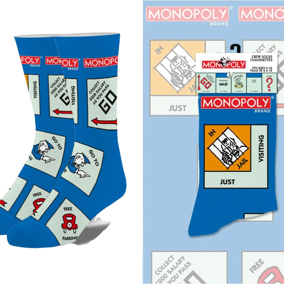 Bas Monopoly – Pointures 6 à 12