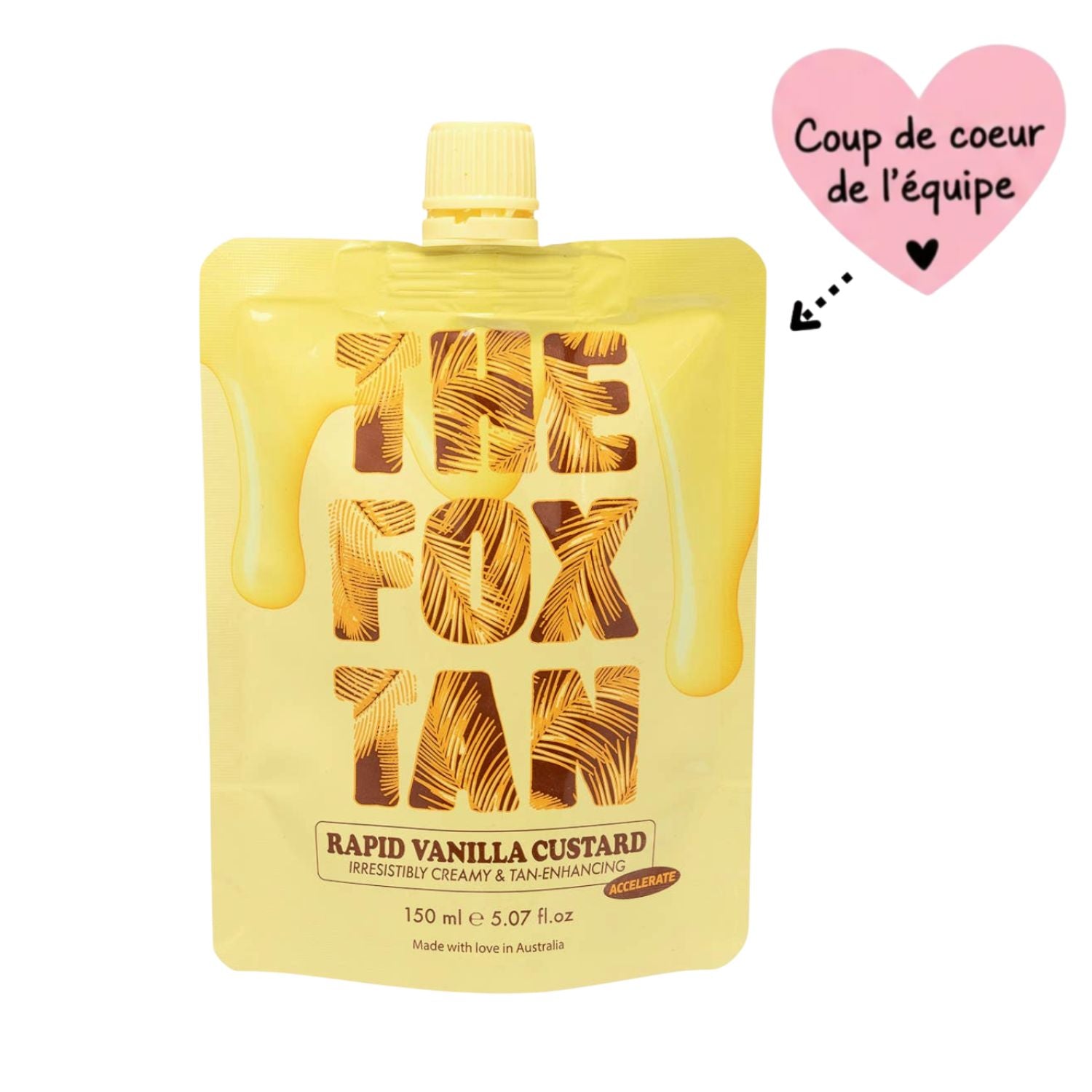 Crème accélératrice de bronzage vanille | The Fox Tan, 150 ml