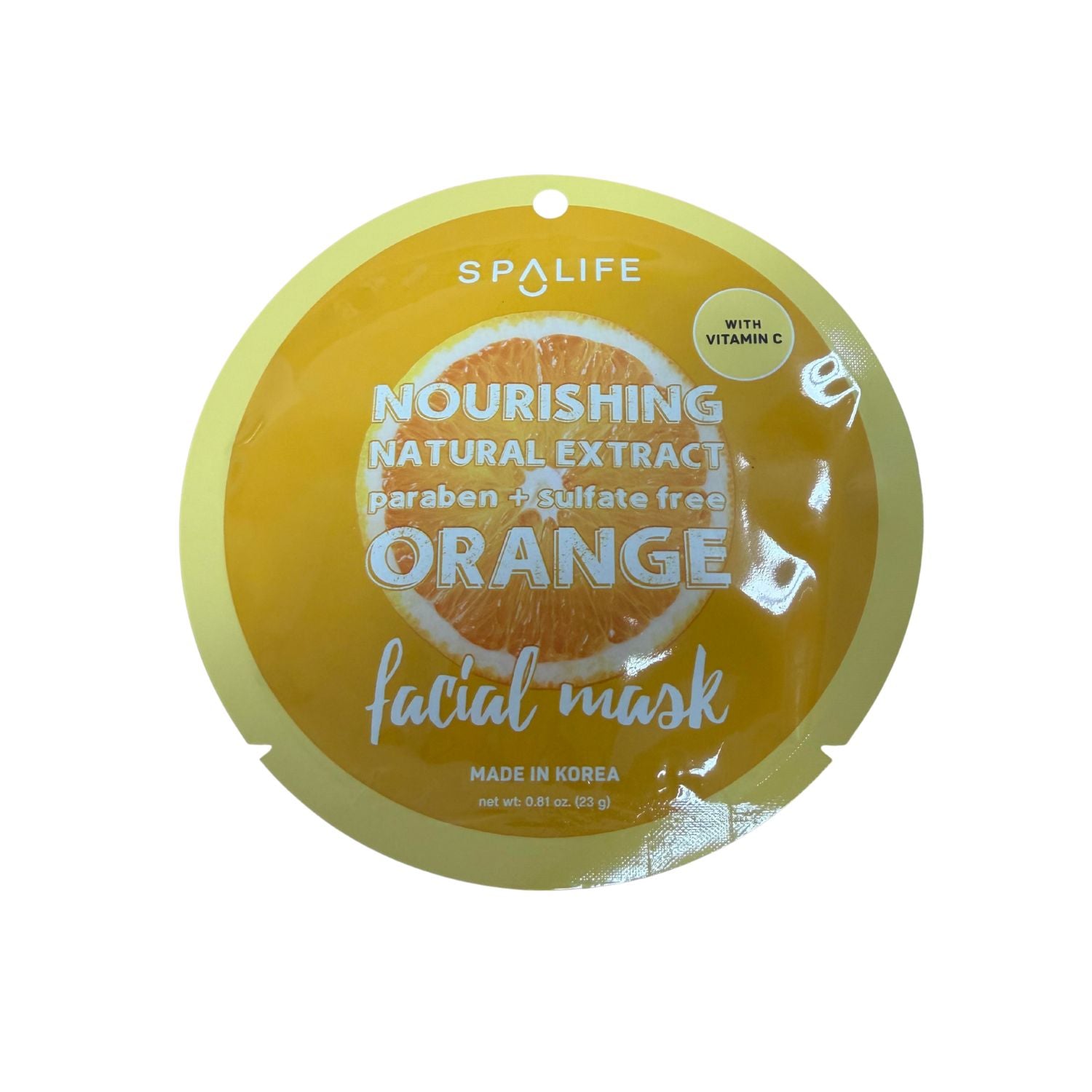 Masque facial nourrissant à l'orange & vitamine C | SPA LIFE