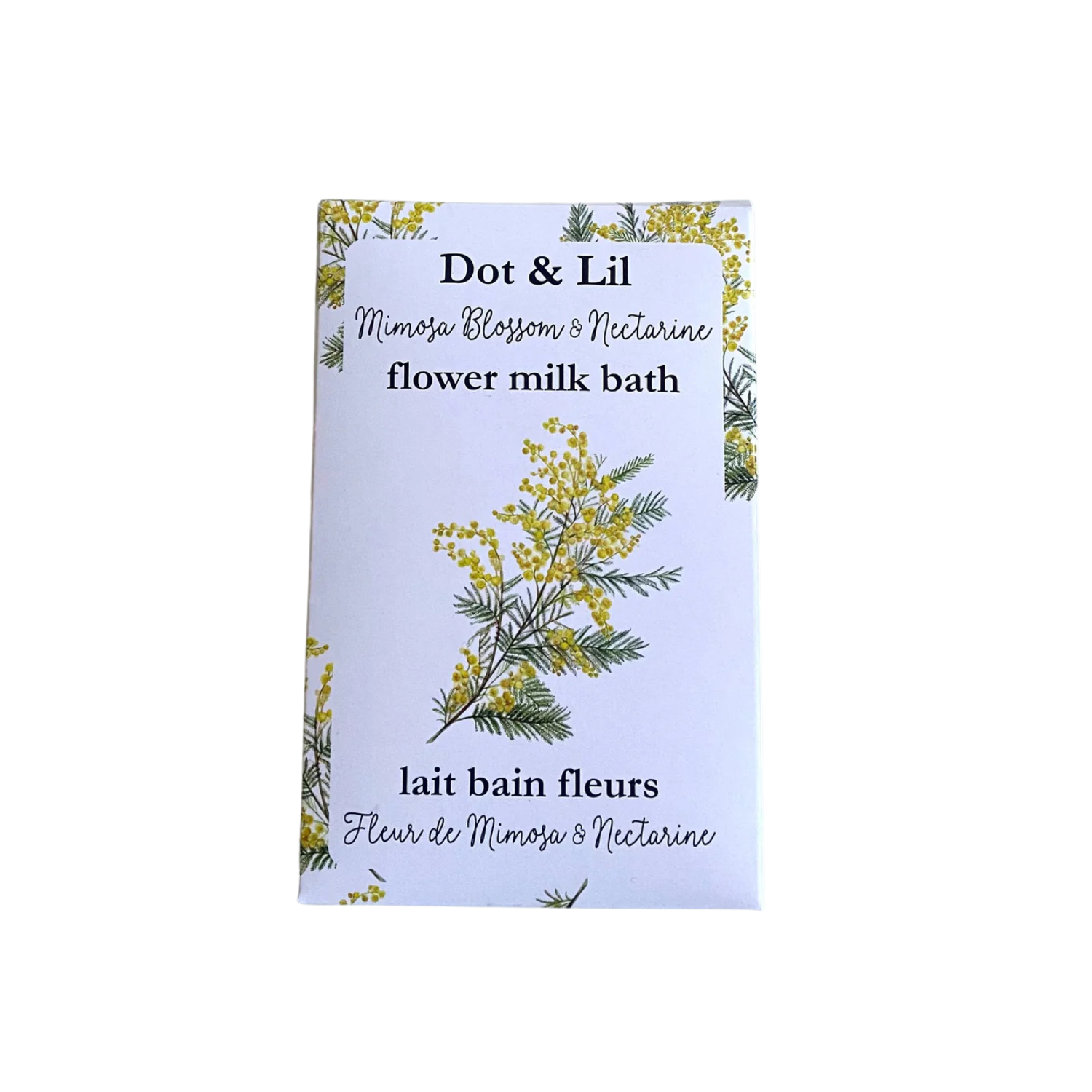 Lait bains fleurs - fleur de mimosa & nectarine