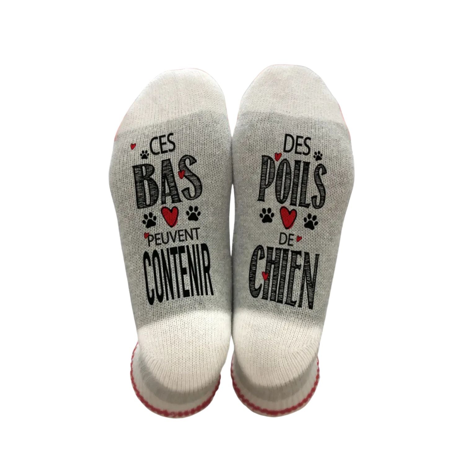 Bas de laine - Ces bas peuvent contenir des poils de chien
