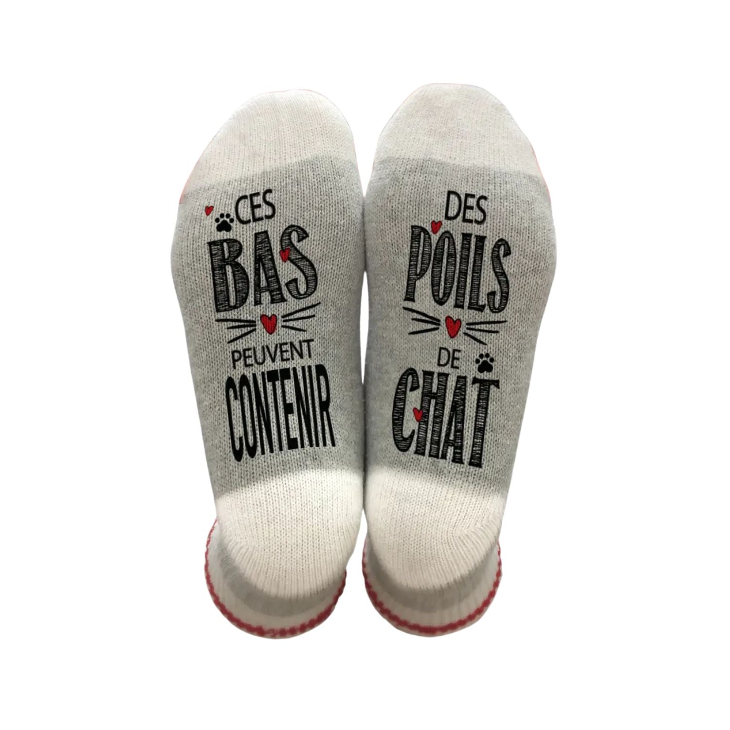 Bas de laine - Ces bas peuvent contenir des poils de chat