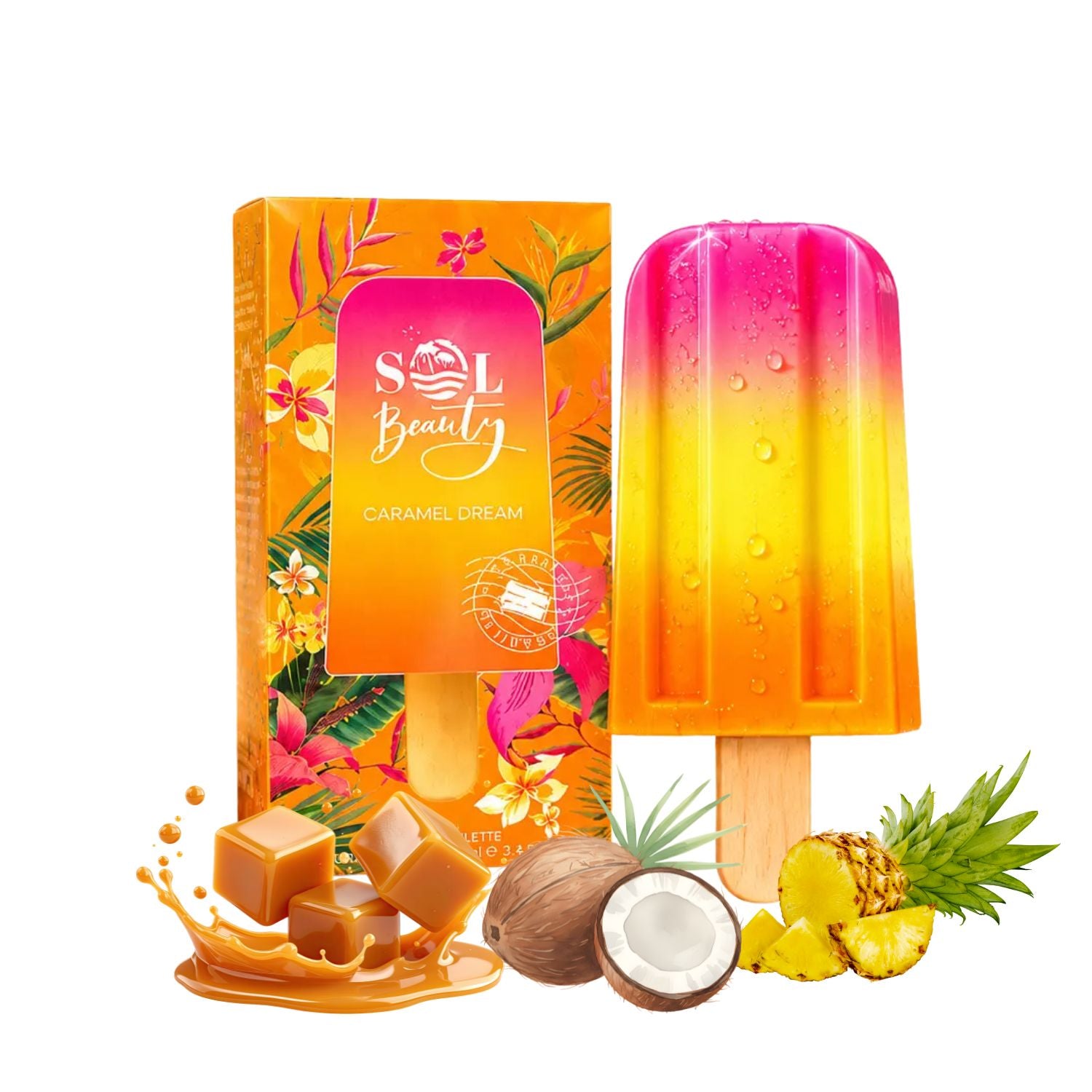 Popsicle parfum d'été - Rêve de caramel