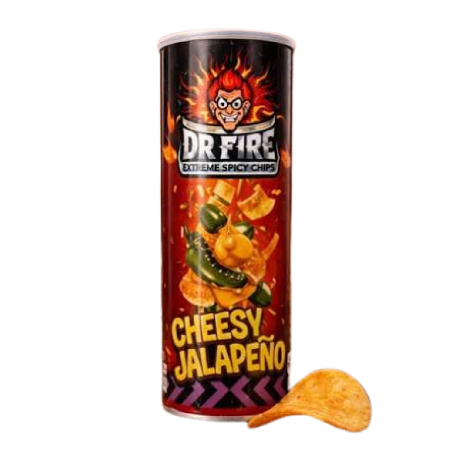 Chips Dr Fire - Extreme épicé cheesy jalapeno