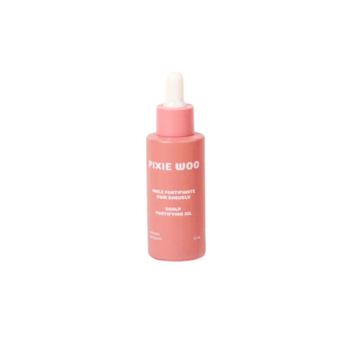 Huile fortifiante cuir chevelu romarin - pixie woo 50ml.