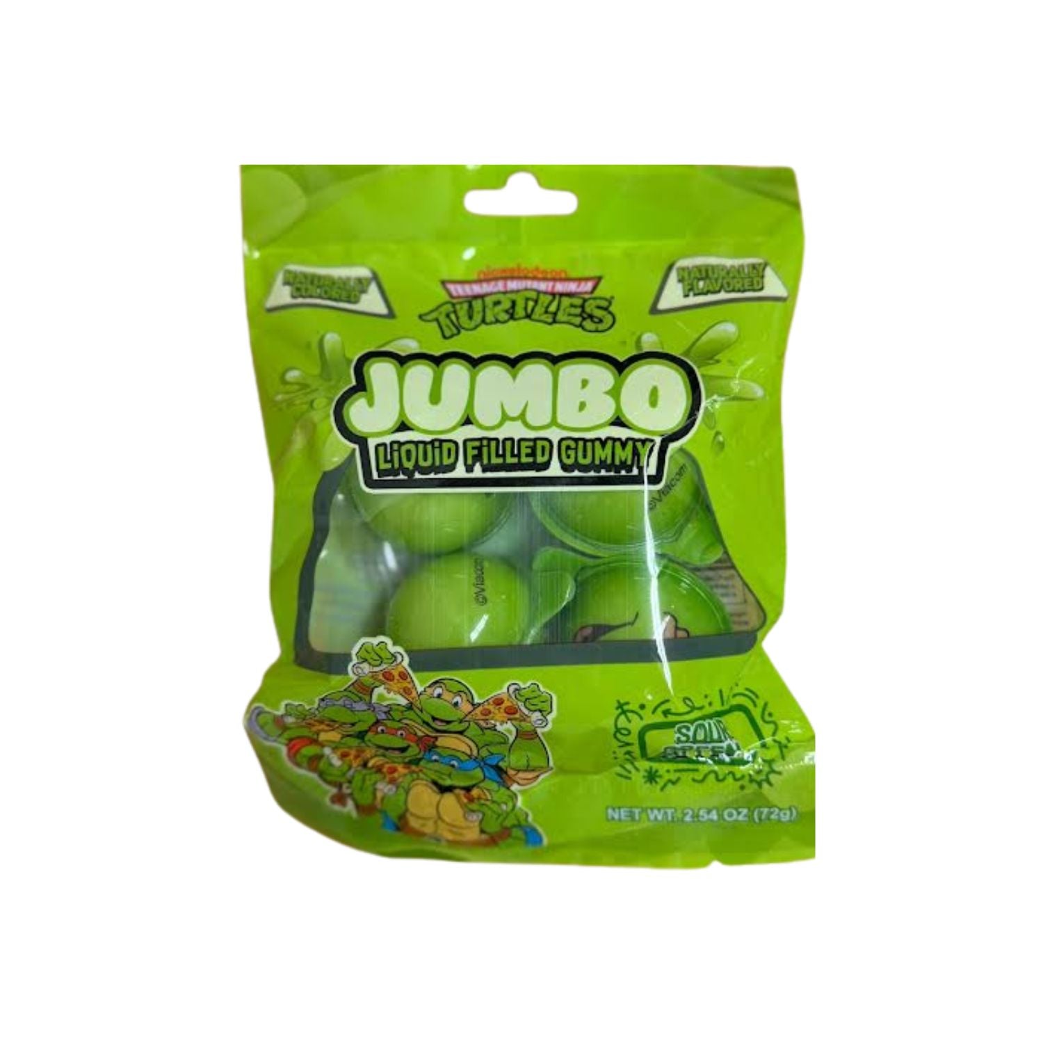 Jumbo liquid filled gummy - Turtles ninja