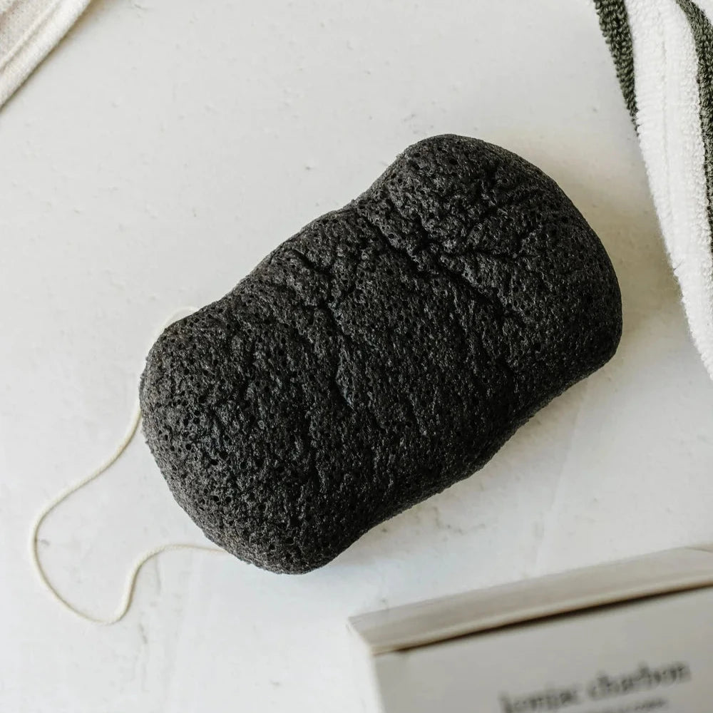 Éponge konjac au charbon pour le corps – Marée