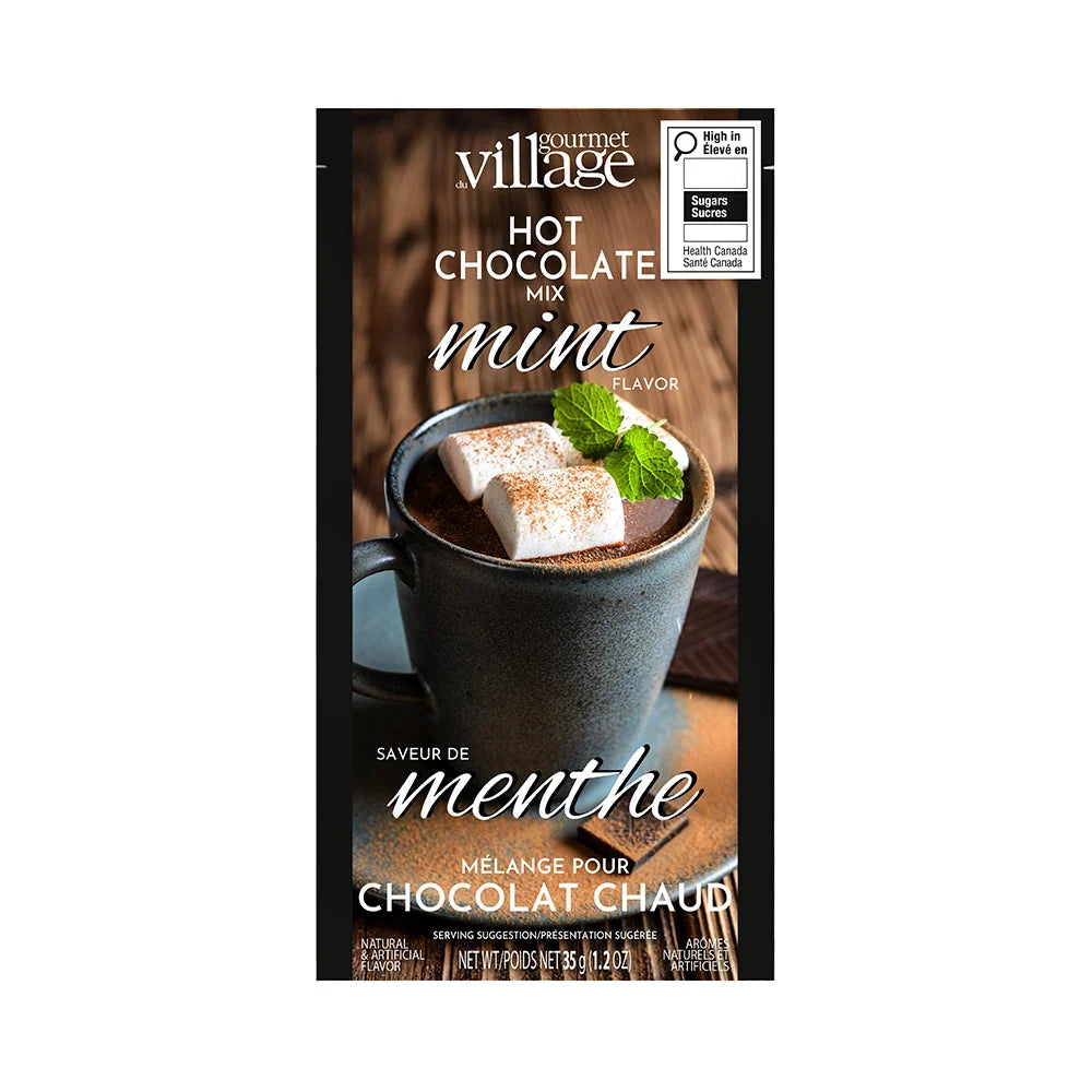 Chocolat chaud à la menthe – Gourmet du Village, 35 g