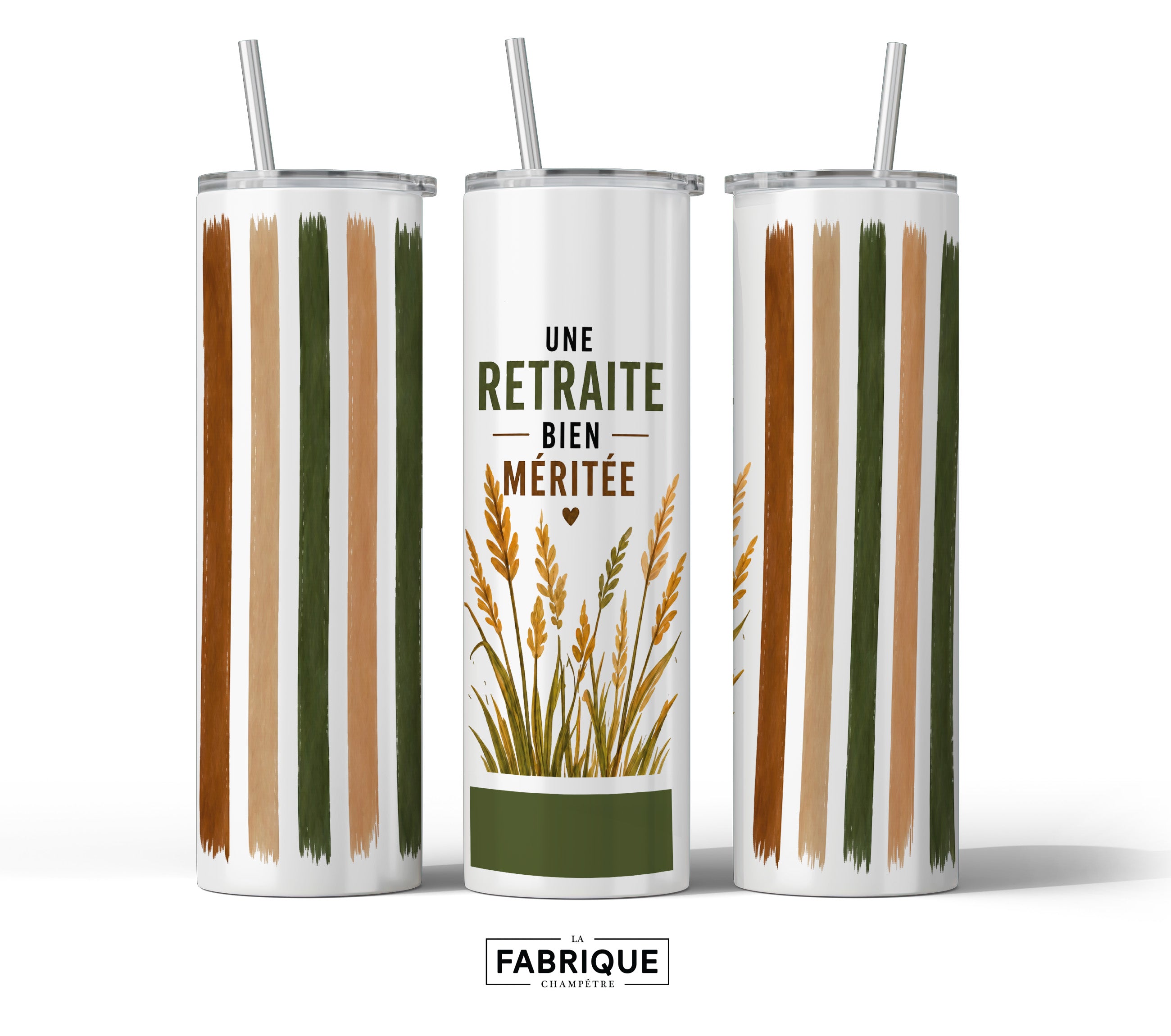 Gobelet Isotherme « Une Retraite Bien Méritée » — Fabrique Champêtre