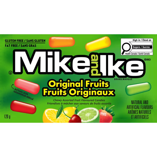 Mike and Ike Fruits Originaux 🍓🍋