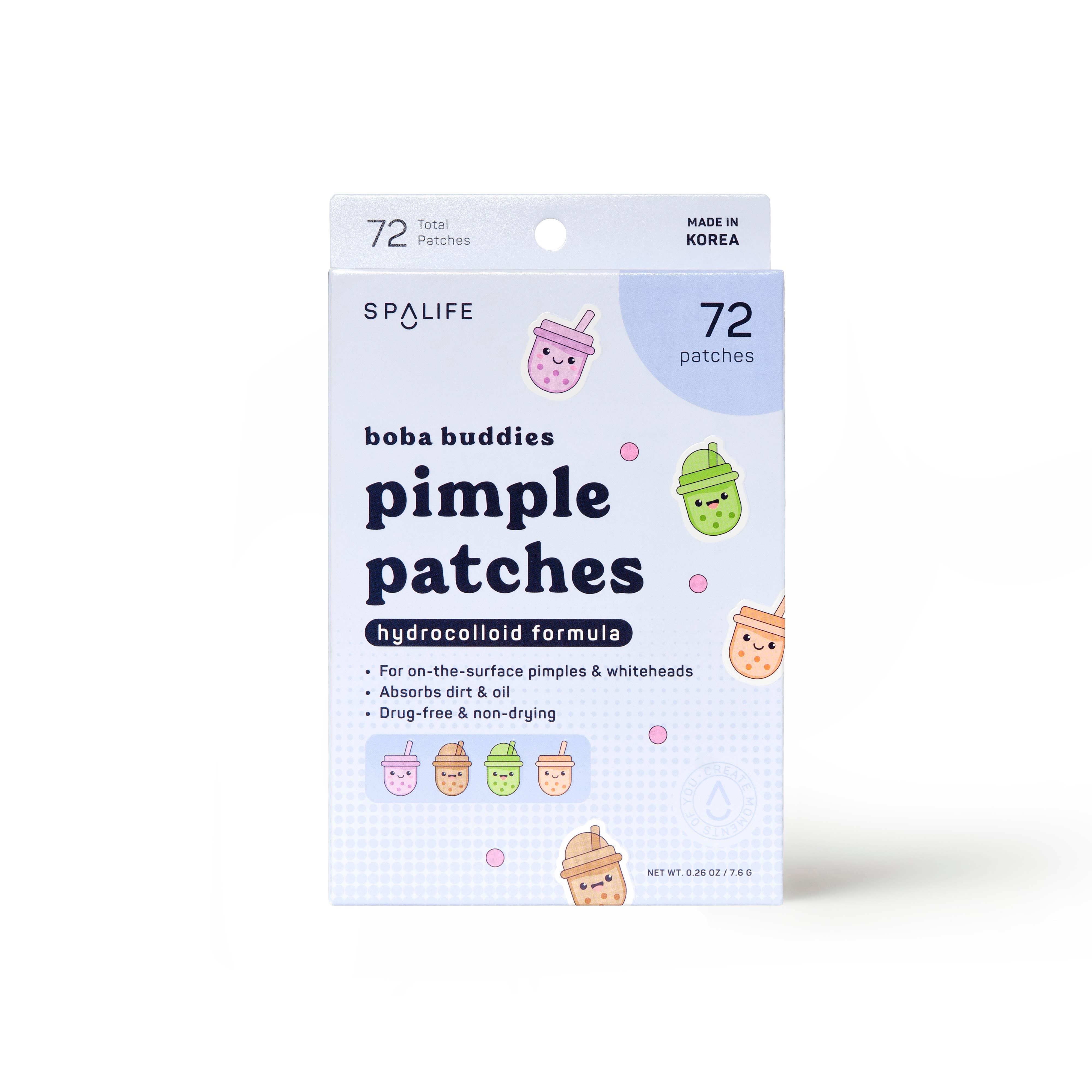 Patchs anti-boutons hydrocolloïdes boba buddies | Soin ciblé