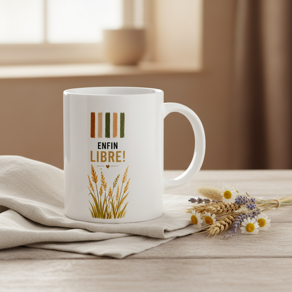 Blé tasse enfin libre