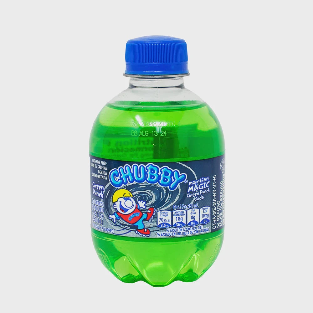Chubby Martian Magic Green Punch – Soda 250ml