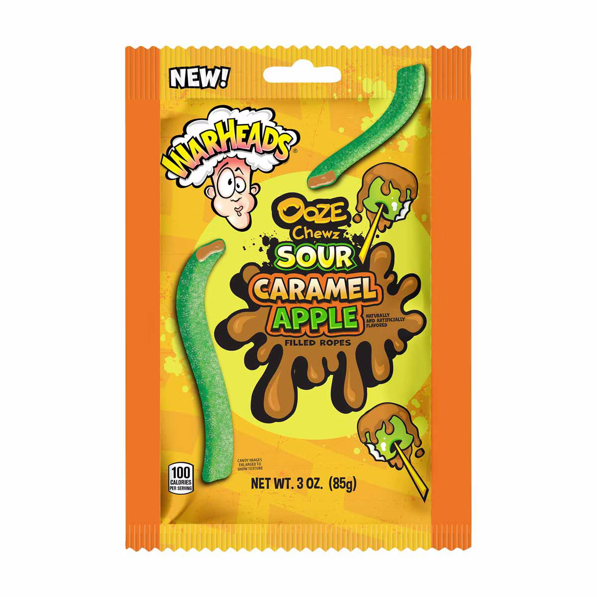 Warheads – Ooze Chewz Sour Caramel Apple 85 g