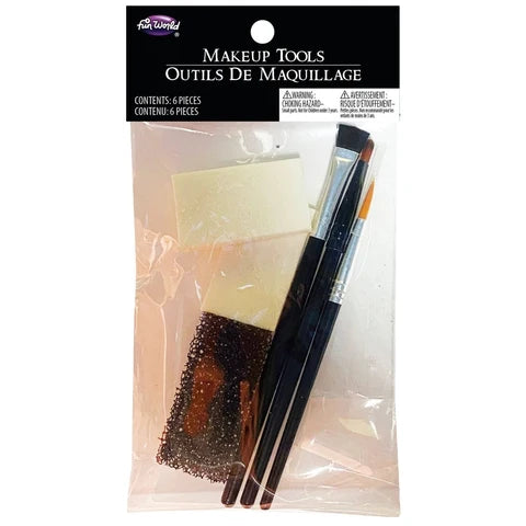 Kit d’Outils de Maquillage — 6 Pièces | Fun World | Halloween & Effets Spéciaux