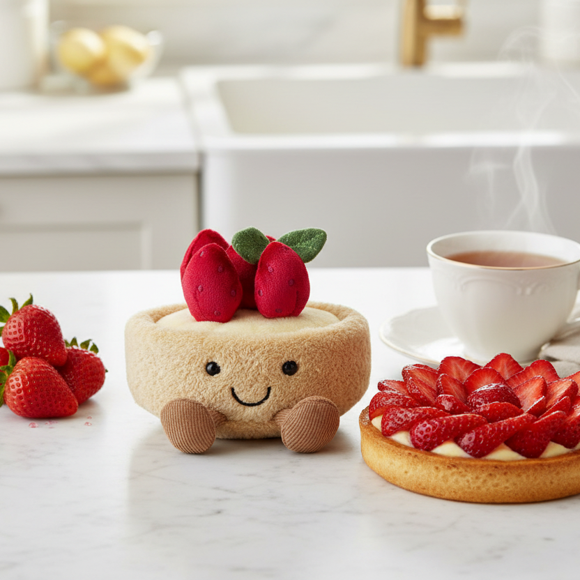 Fleurette Tarte aux Fraises – ambiance pâtisserie française