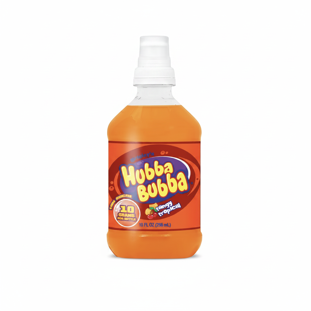 Hubba Bubba Boisson Tangy Tropical 296 ml fond blanc