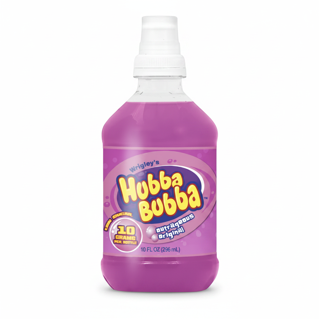 Hubba Bubba Boisson Outrageous Original 296 ml fond blanc