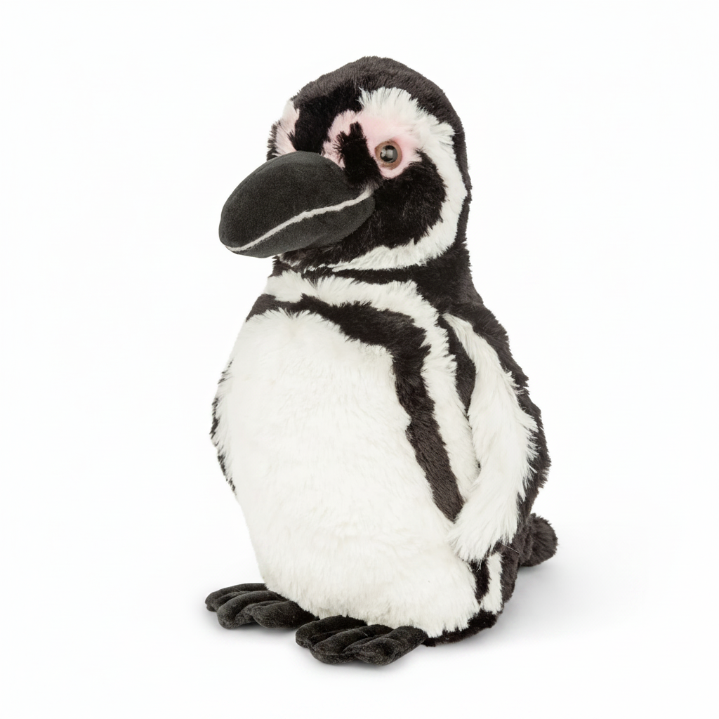 Toutou pingouin Fahlo sur fond blanc