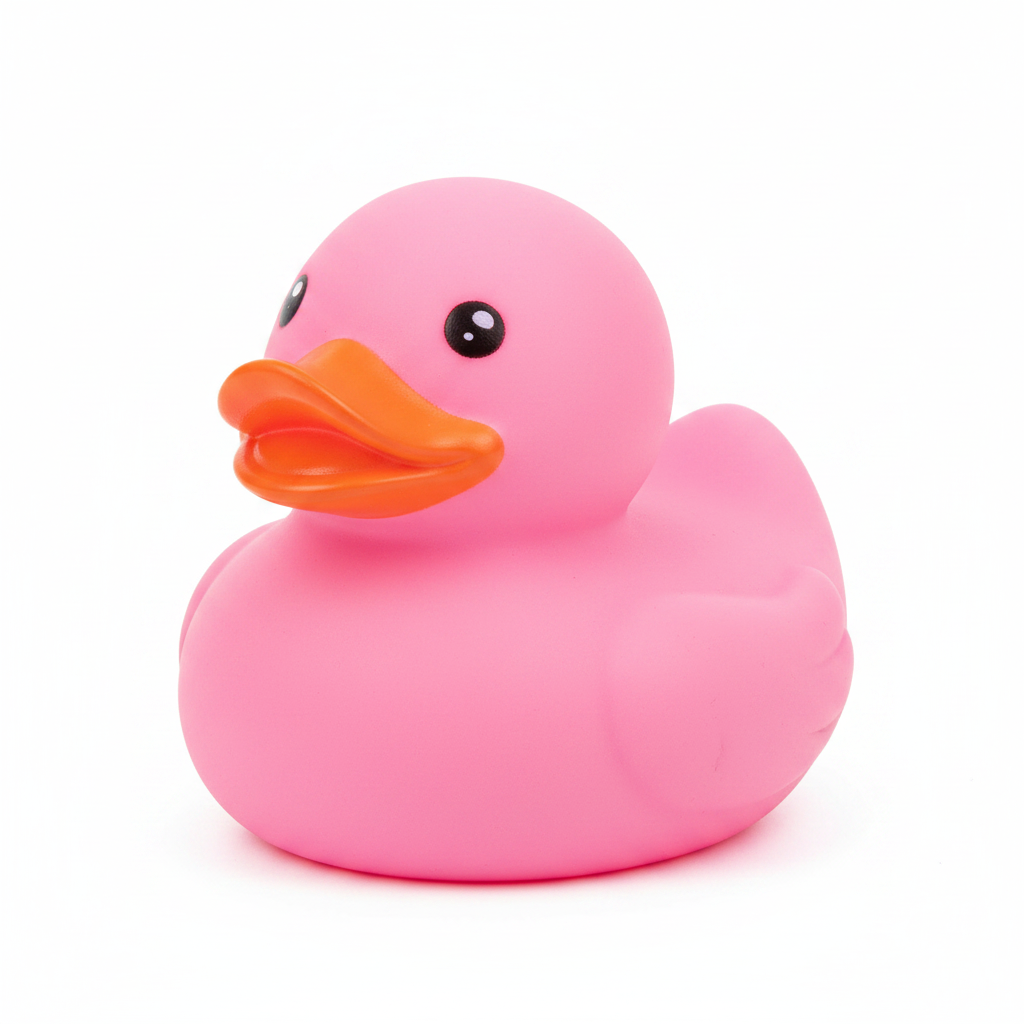 Canard géant squishy rose 20 cm Gypsy Soul fond blanc